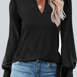 Top Negro Escote V