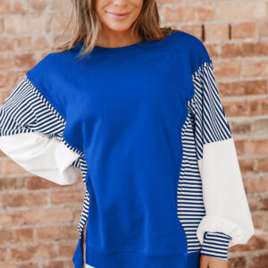 Buzo Azul Oscuro Patchwork