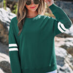 Buzo Verde Pino Hombro Caído Oversize