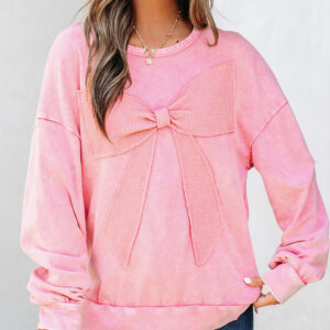 Buzo Rosa Brillante Patchwork