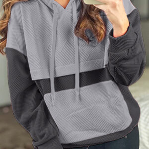Hoodie Gris Combinado