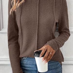 Top Café Cuello Redondo