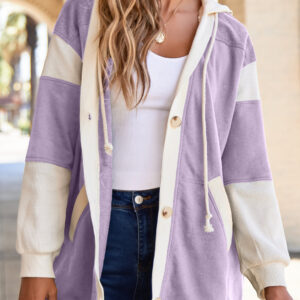 Hoodie Orquídea Patchwork Oversize