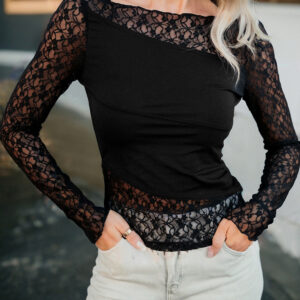Top Negro Transparencia