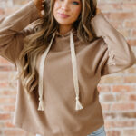 Hoodie Gris Humo Textura Holgado