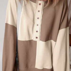 Buzo Pergamino Combinado Oversize