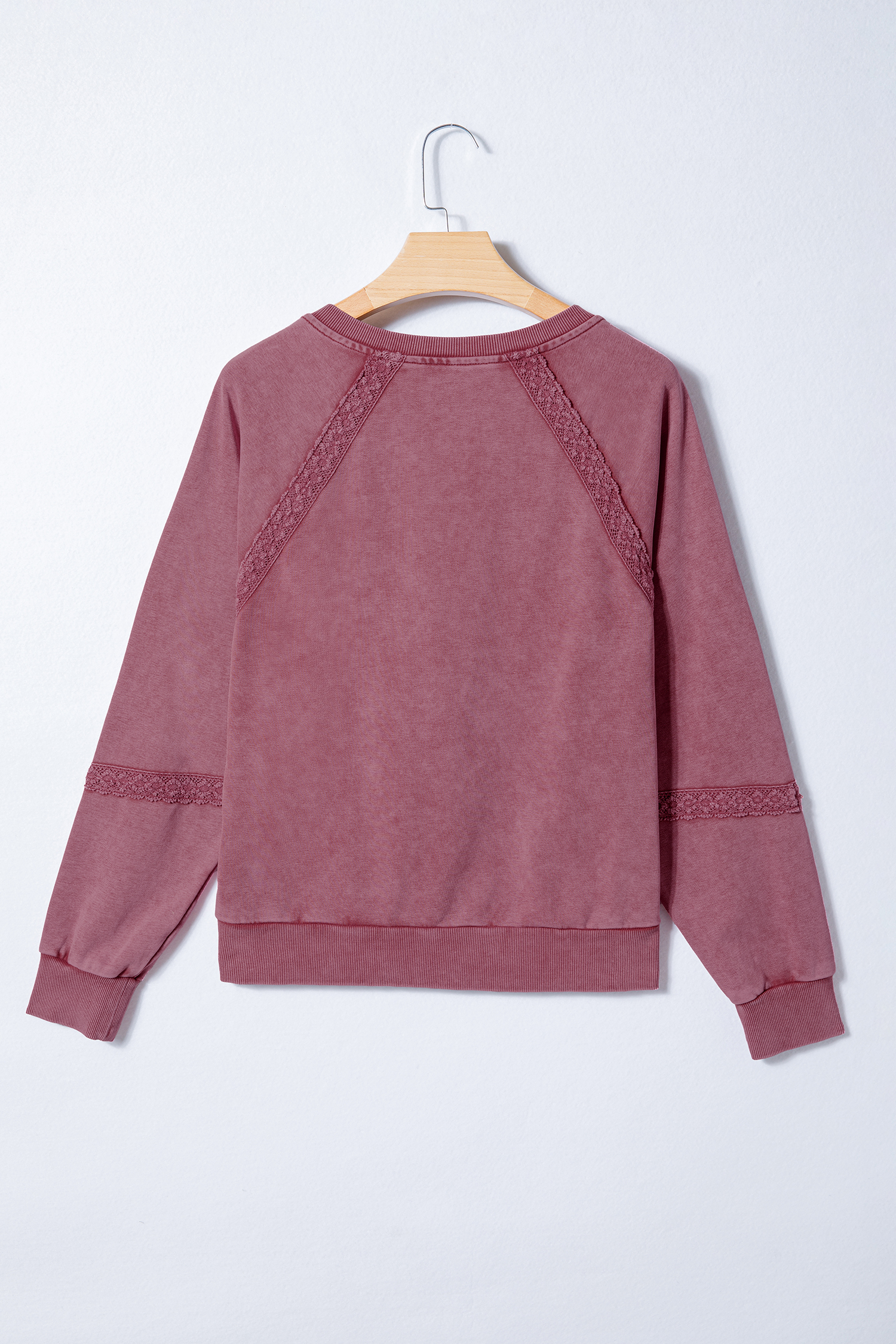 Buzo Rosa Dahlia Patchwork Holgado Cuello Solapa - Image 3