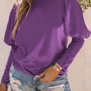 Top Violeta Satén