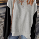 Buzo Gris Patchwork