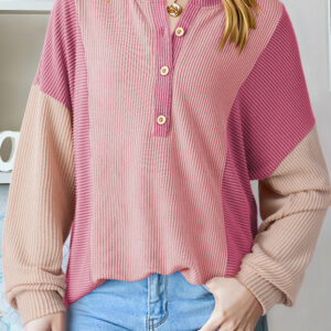 Buzo Rosa Combinado