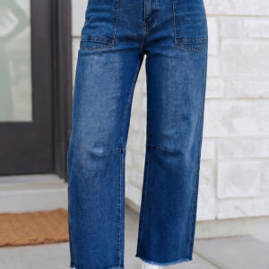 Jean Sail Azul Deshilachado Corto Barrel