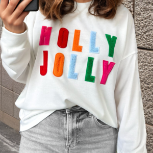Top Blanco Estampado con Texto