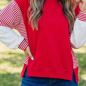 Buzo Rojo Fuego Patchwork