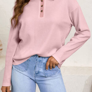Top Rosa Claro Con Cuello