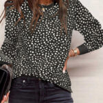 Top Negro Cuello Redondo