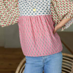 Blusa Rojo Combinado