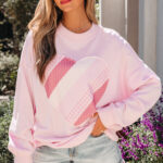 Buzo Rosa Claro Patchwork Oversize