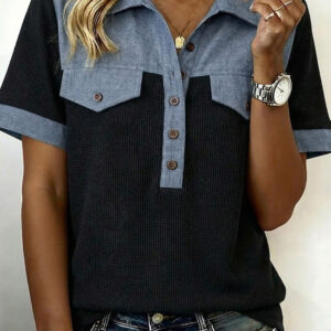 Blusa Negro Combinado