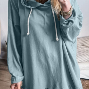 Hoodie Azul Islandia Suelto
