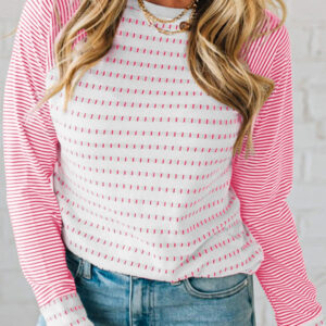 Remera Rosa a Rayas