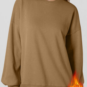 Buzo Camel Frisado