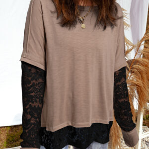 Remera Beige Francés Claro Transparencia